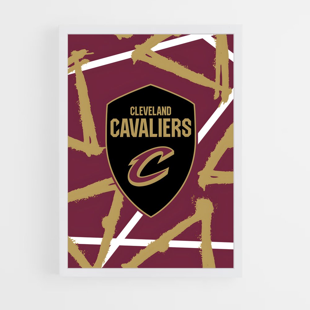 Poster Cavaliers Champions – affiche Basketball (vue 3)